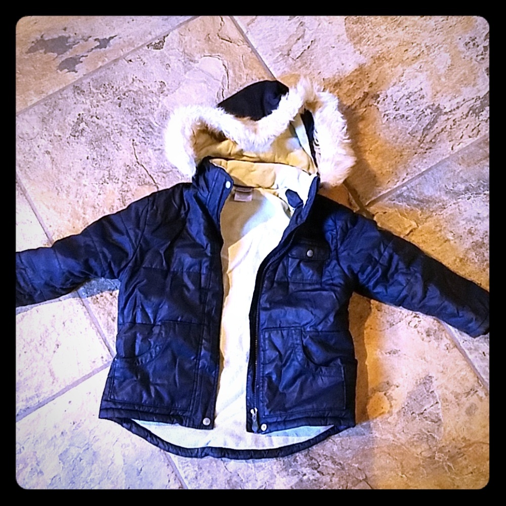 Warm Fluffy Puffer Kids Jacket